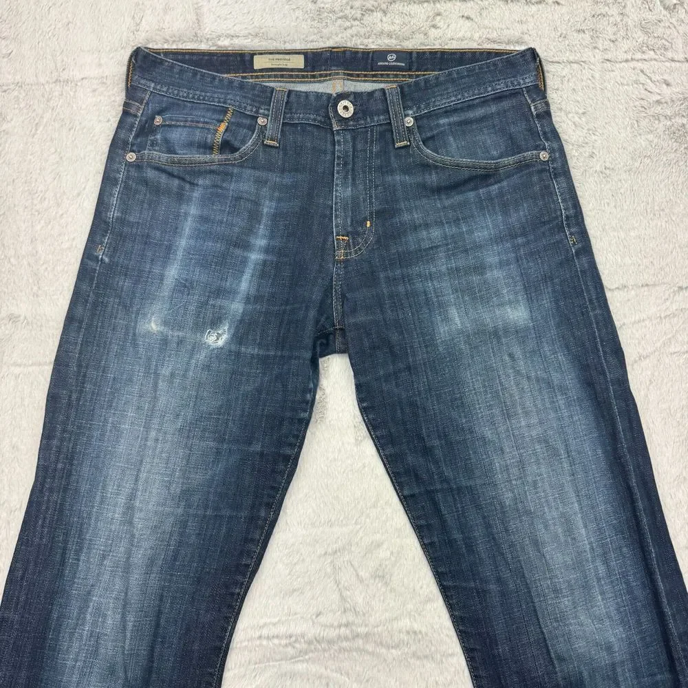 AG Adriano Goldschmied Jeans Mens Size 31X34 Blue Denim The Protege Straight Leg